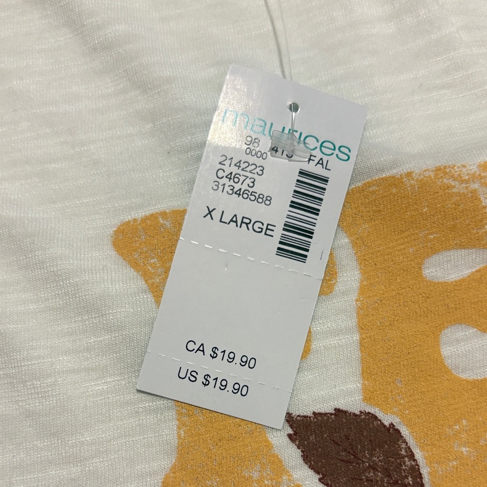 Maurices White 'Feels Like Fall' Short Sleeve Tee - Picture 8 of 8